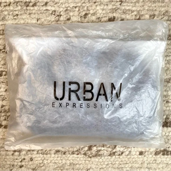 Anthropologie NWT Urban Expressions Chocolate Faux Fur Shoulder Bag ~ Gold Chain - Picture 5 of 11